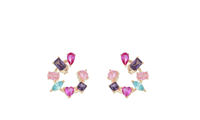 Orecchini Cuori Milano Donna in Argento Zircone 25045437 - 25045437